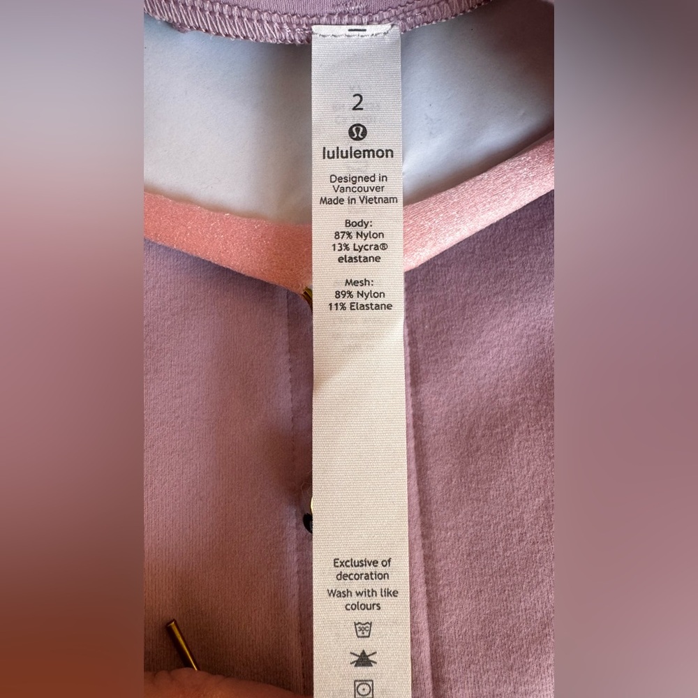 Lululemon Mauve Define Jacket - Picture 3 of 3